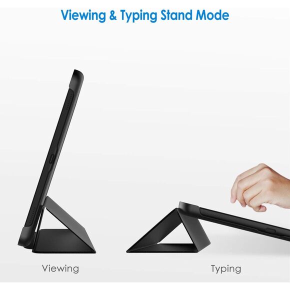 NWT-Case for Samsung Galaxy Tab A 10.1 2019 (SM-T510/T515) Hard Cover Black - Picture 8 of 12